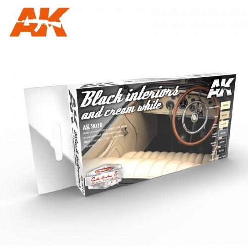 AK BLACK INTERIORS AND CREAM WHITE AK9010